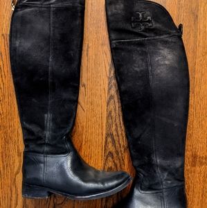 Tory burch over the knee boots